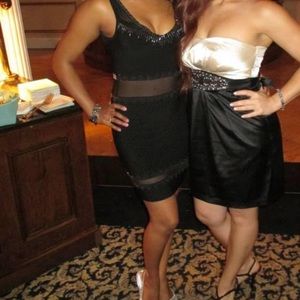 Black marciano dress